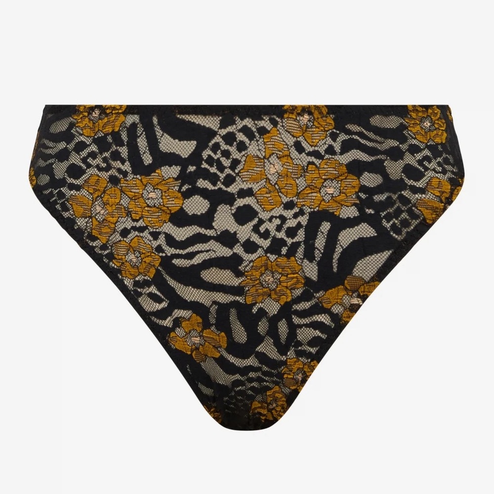 Savage X Fenty Feline Floral High Rise Thong 2X - Picture 5 of 7